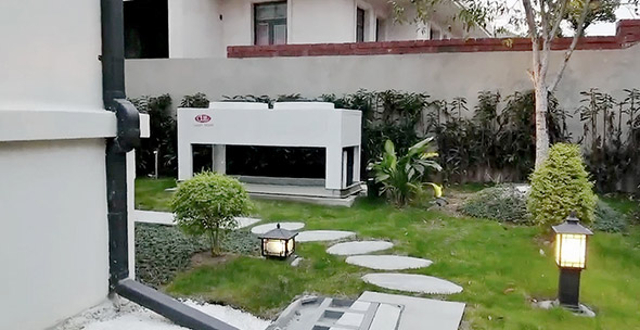 热泵系统别墅项目安装展示