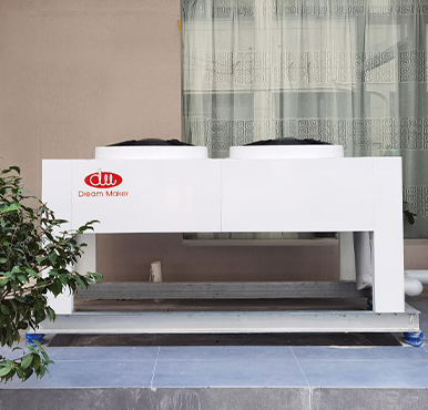 热泵系统别墅项目安装展示