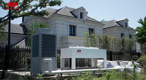 空调地暖生活热水一体机（三联供）1000㎡别墅安装案例