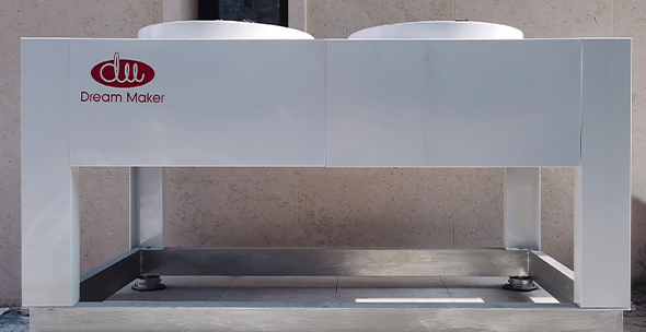 热泵系统别墅项目安装展示