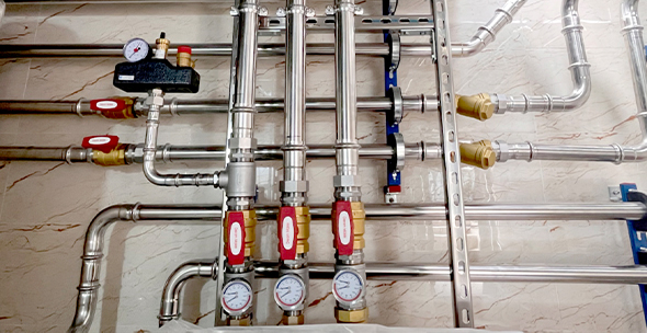 别墅项目管道工艺展示