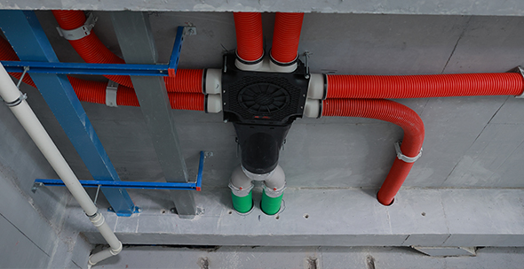 别墅项目管道工艺展示