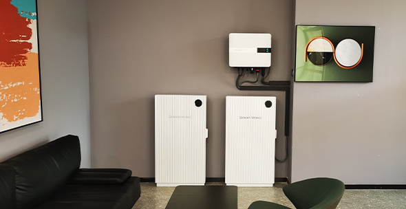 储能系统别墅项目安装展示