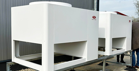 热泵系统别墅项目安装展示