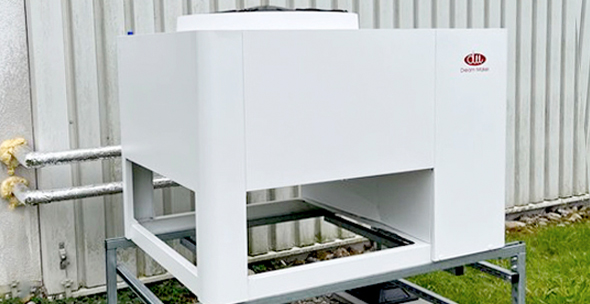 热泵系统别墅项目安装展示